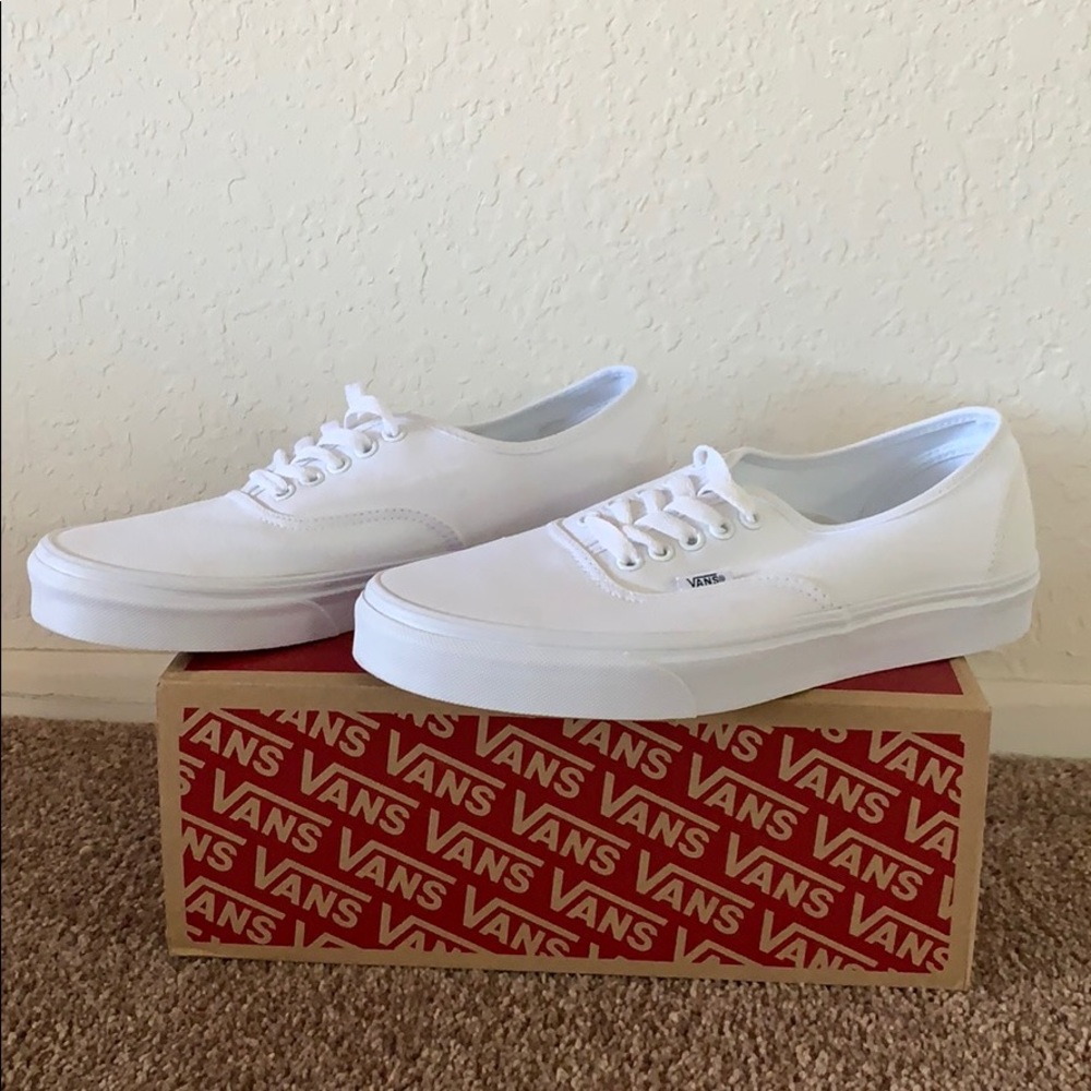 Vans Authentic Classic Skate Shoe - True White